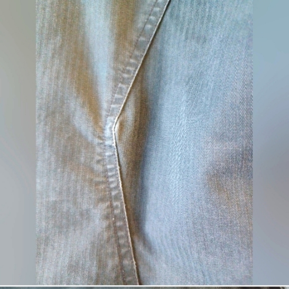 Columbia Convert Board Wear Distressed Denim Bomber Jacket - Picture 11 of 14